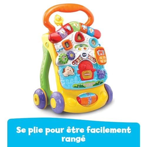 VTech Super Trotteur Parlant 2 en 1 Pliable Orange