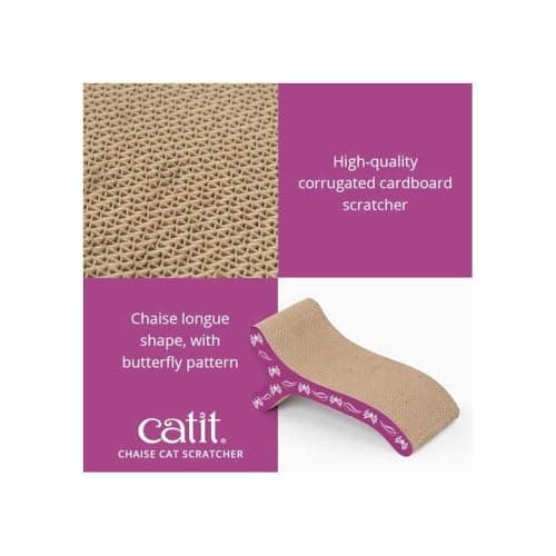 Griffoir Catit Chaise en S carton ondulé 40,6 cm