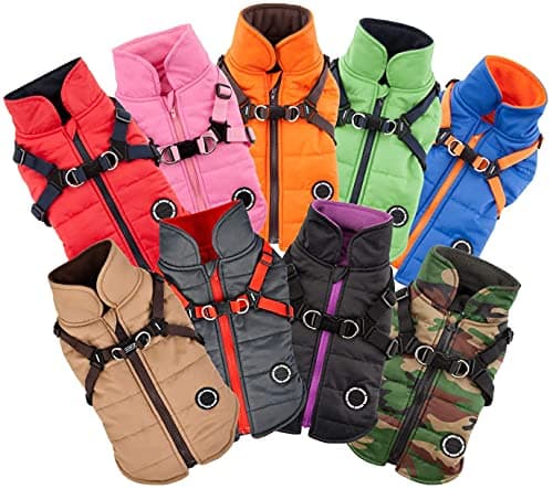 Manteau chien Puppia Mountaineer II harnais intégré