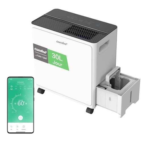 Déshumidificateur COMFEE 30 L/jour connecté grand volume