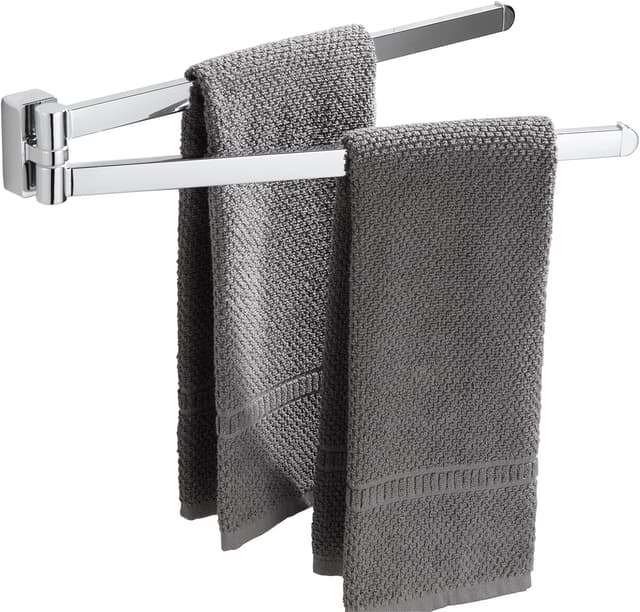 Porte-Serviettes Pivotant BGL - Acier Inoxydable Chromé