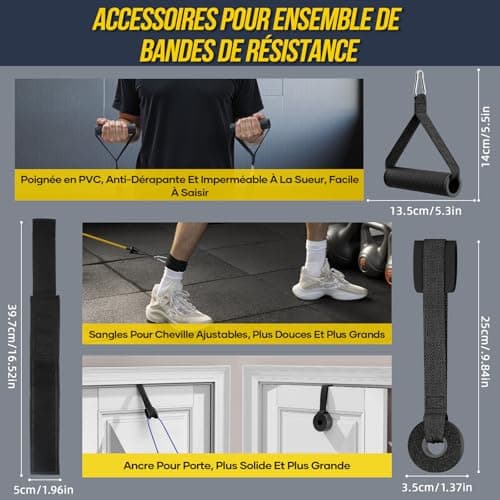 Fokky Kit Elastique Musculation Bande Elastique