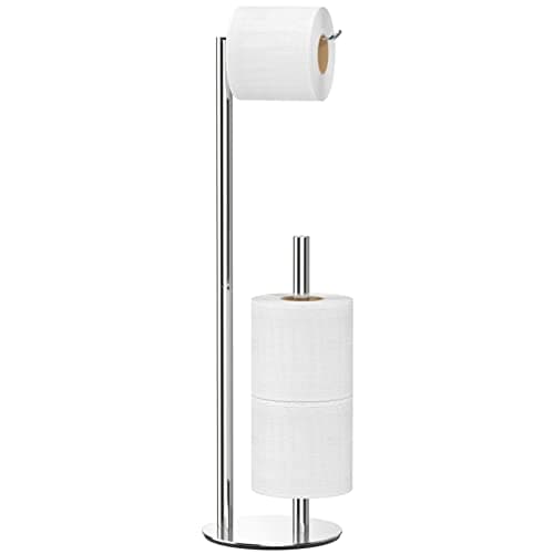Support Papier Toilette Autoportant Inox 3 Rouleaux