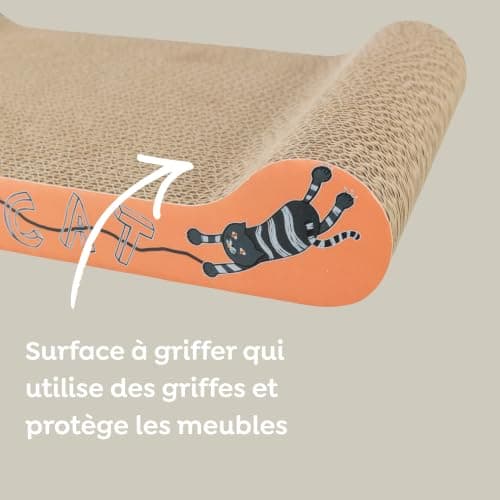 Griffoir carton TRIXIE Wild Cat 41 cm avec cataire