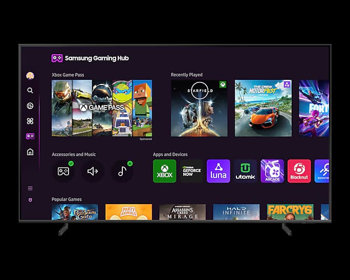 Samsung Téléviseur TQ43Q60D 43" (43 Pouces) QLED 4K Smart TV