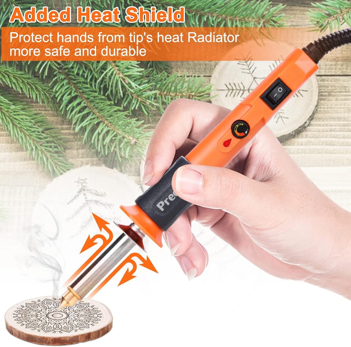 Kit Pyrogravure Bois Preciva - Gravure sur Bois et Cuir