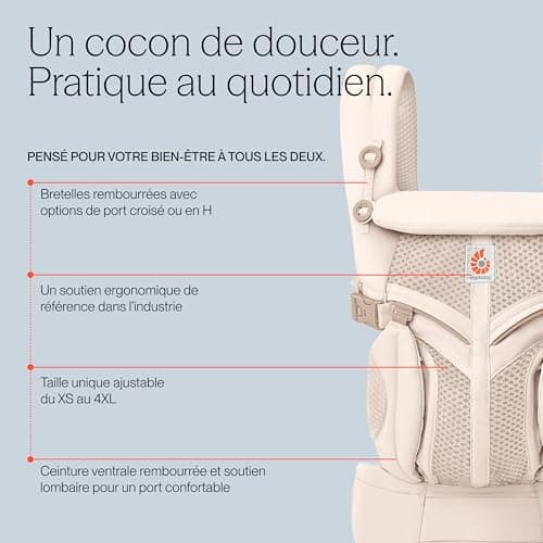 Porte-bébé Ergobaby Omni Classic Mesh 4 positions