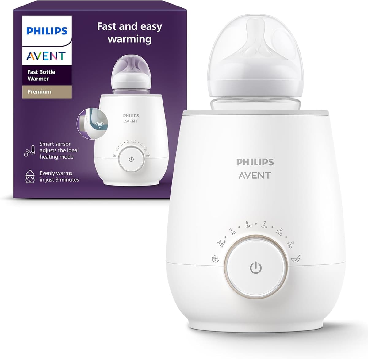 Philips Avent Premium Chauffe-Biberon Rapide