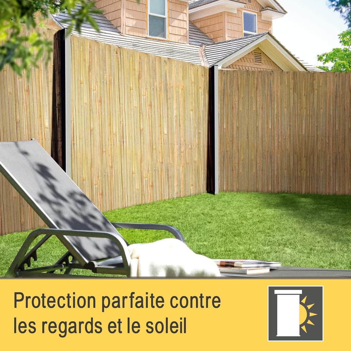 Canisse Bambou SolVision B89 - Brise-Vue Jardin Terrasse