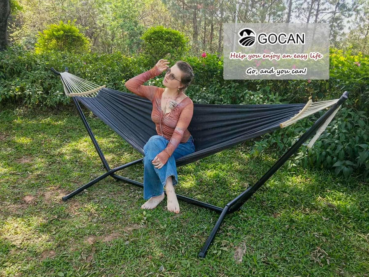 Hamac Double GOCAN - Relaxation XXL pour 2 Personnes