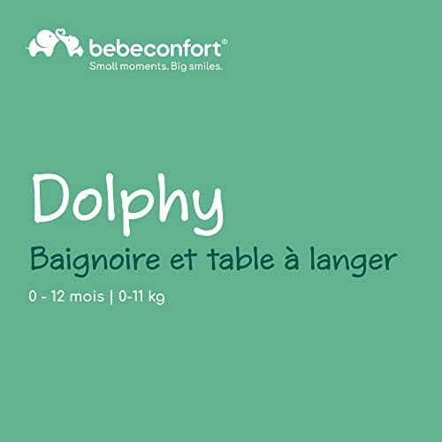 Bebeconfort Dolphy Baignoire et Table à Langer 2 en 1