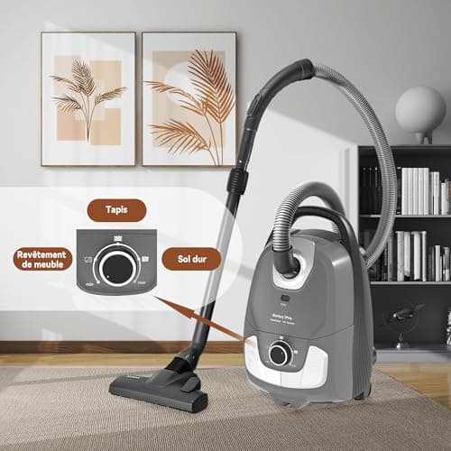 Akitas C11 900W Aspirateur avec Sac