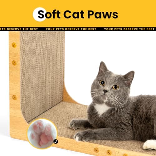 Griffoir Conlun en L Carton 58 cm Effet Bois