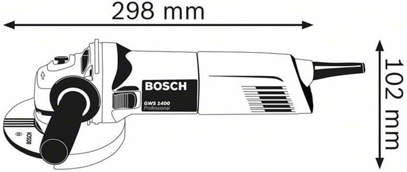 Meuleuse Bosch GWS 1400 - 1400W - 125mm