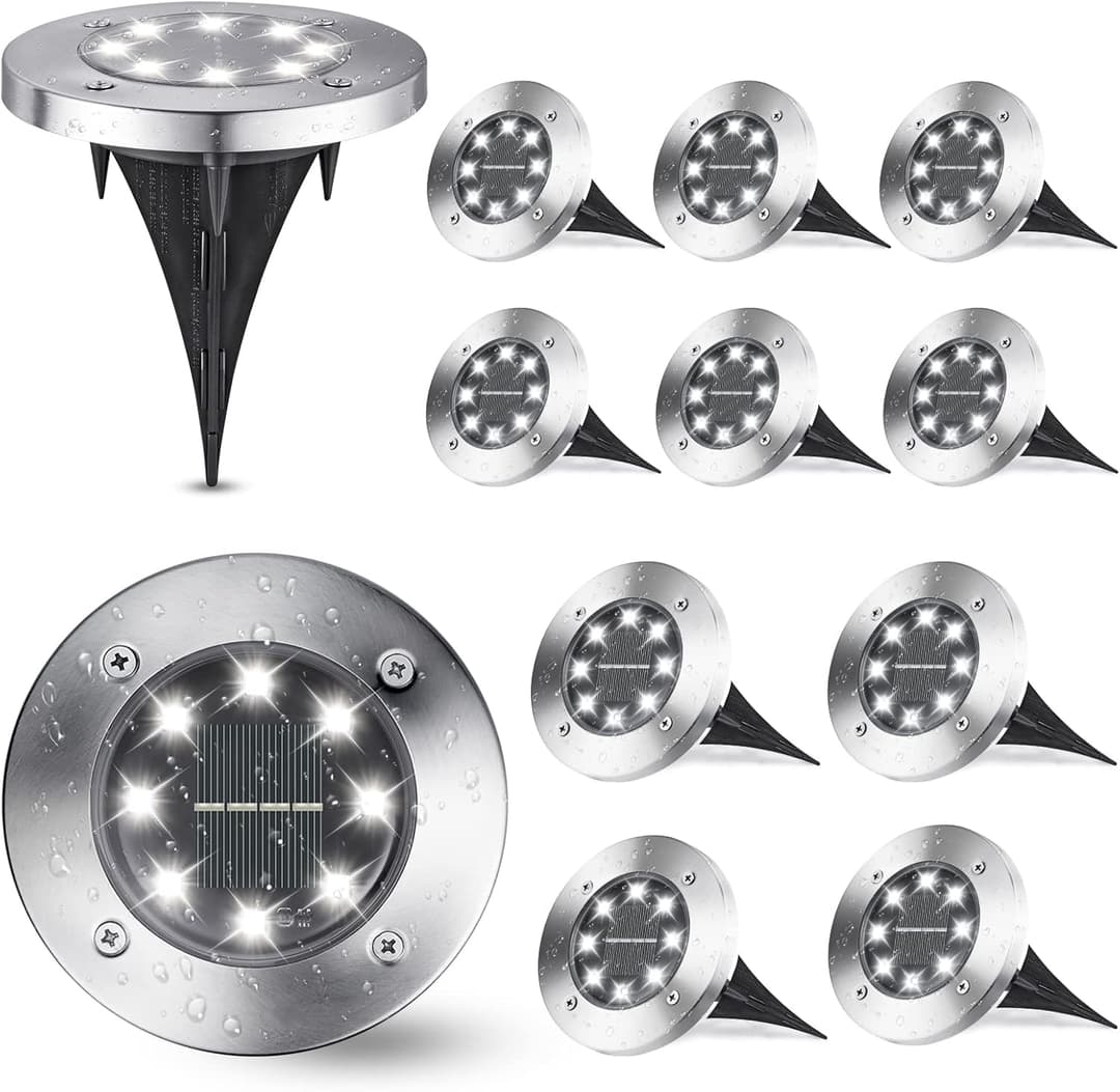 Lampes Solaires Extérieures Joomer - 12 Pièces