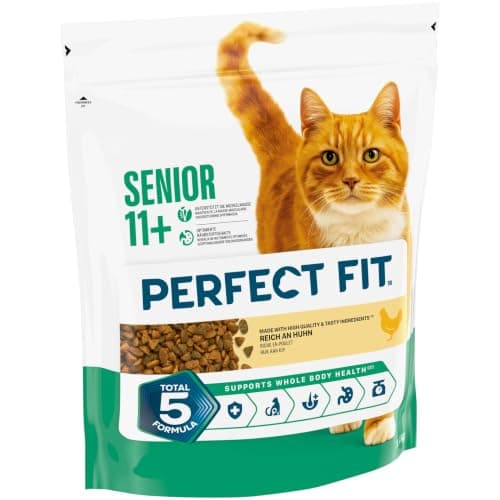 Croquettes Perfect Fit Senior 11+ Poulet Chat 5x1,4 kg