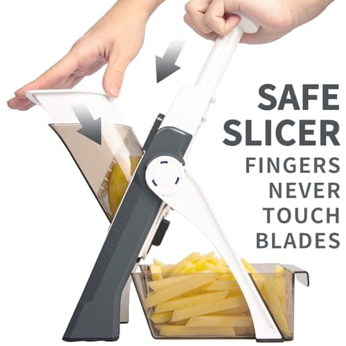 Mandoline ONCE FOR ALL Cuisine Multifonction Inox Gris