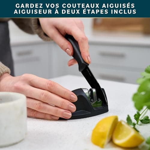 Set de Couteaux Home Hero 11 Pièces Lames Noires