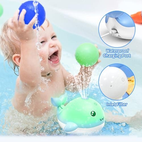 Baleine arroseur de bain PHNIXGAM TY001 rechargeable USB-C