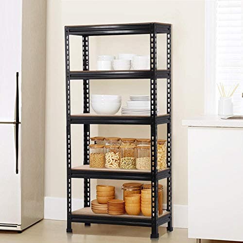 Yaheetech Etagères Métal 5 niveaux 150x70x30cm