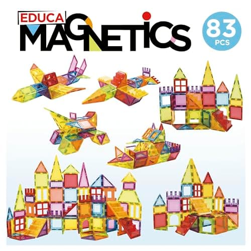 Educa Magnetics 42 pièces, tuiles magnétiques 3-6 ans