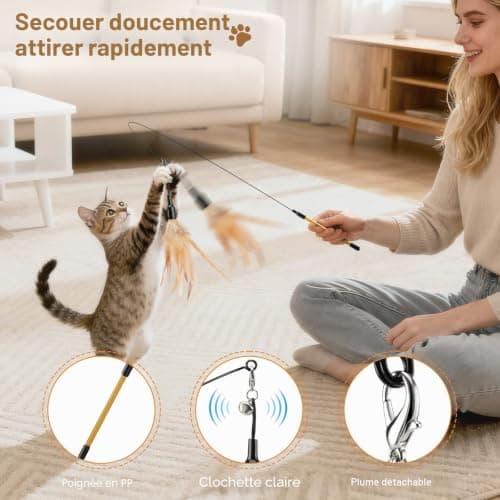 Plumeau chat Pawaboo DI-EU-PW-P029A501, 88 cm