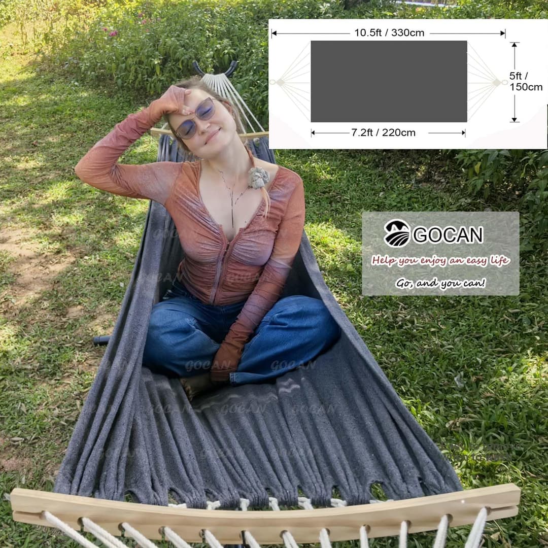 Hamac Double GOCAN - Relaxation XXL pour 2 Personnes