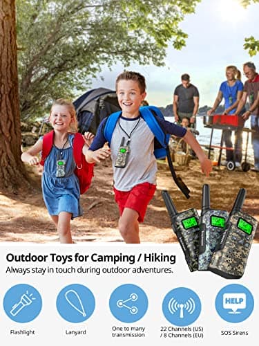 Talkie-Walkie Enfant Inspireyes Rechargeable Lot de 2
