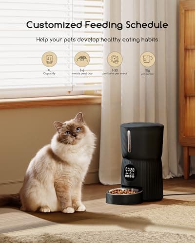 Distributeur Croquettes Faroro 4 L avec Déshydratant