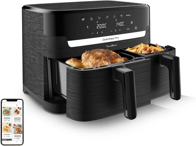 Moulinex Easy Fry Dual - Friteuse Air 8,3L