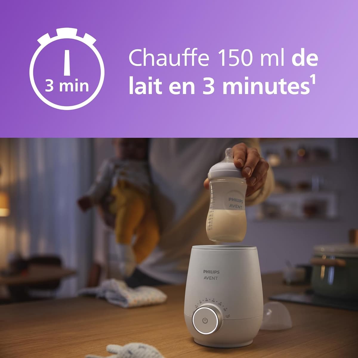 Philips Avent Premium Chauffe-Biberon Rapide