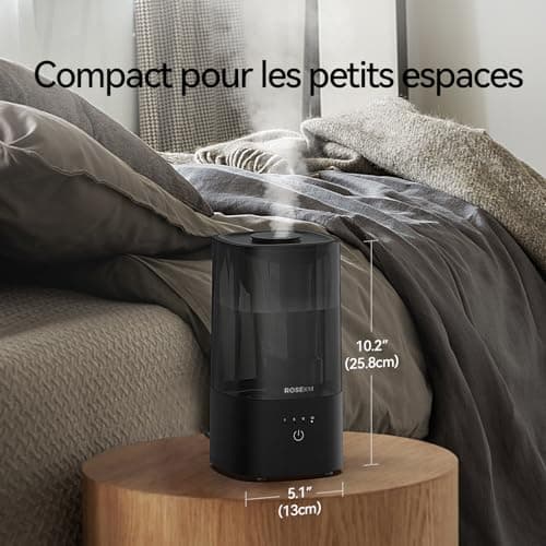 Humidificateur Rosekm 2 L à Ultrasons Silencieux
