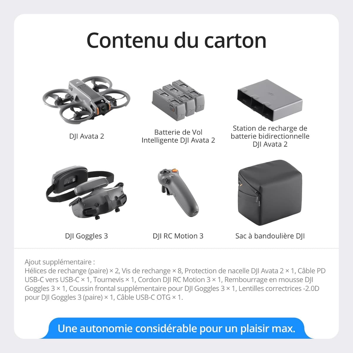 DJI Avata 2 Fly More Combo: Drone FPV 4K