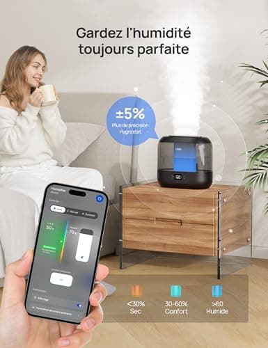 Humidificateur Dreo HM311S 4L connecté silencieux