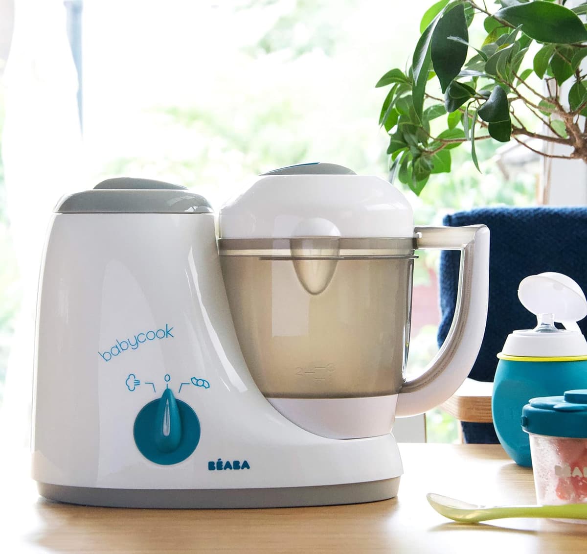 Babycook Original Béaba - Robot Cuiseur Vapeur Bébé 4 en 1