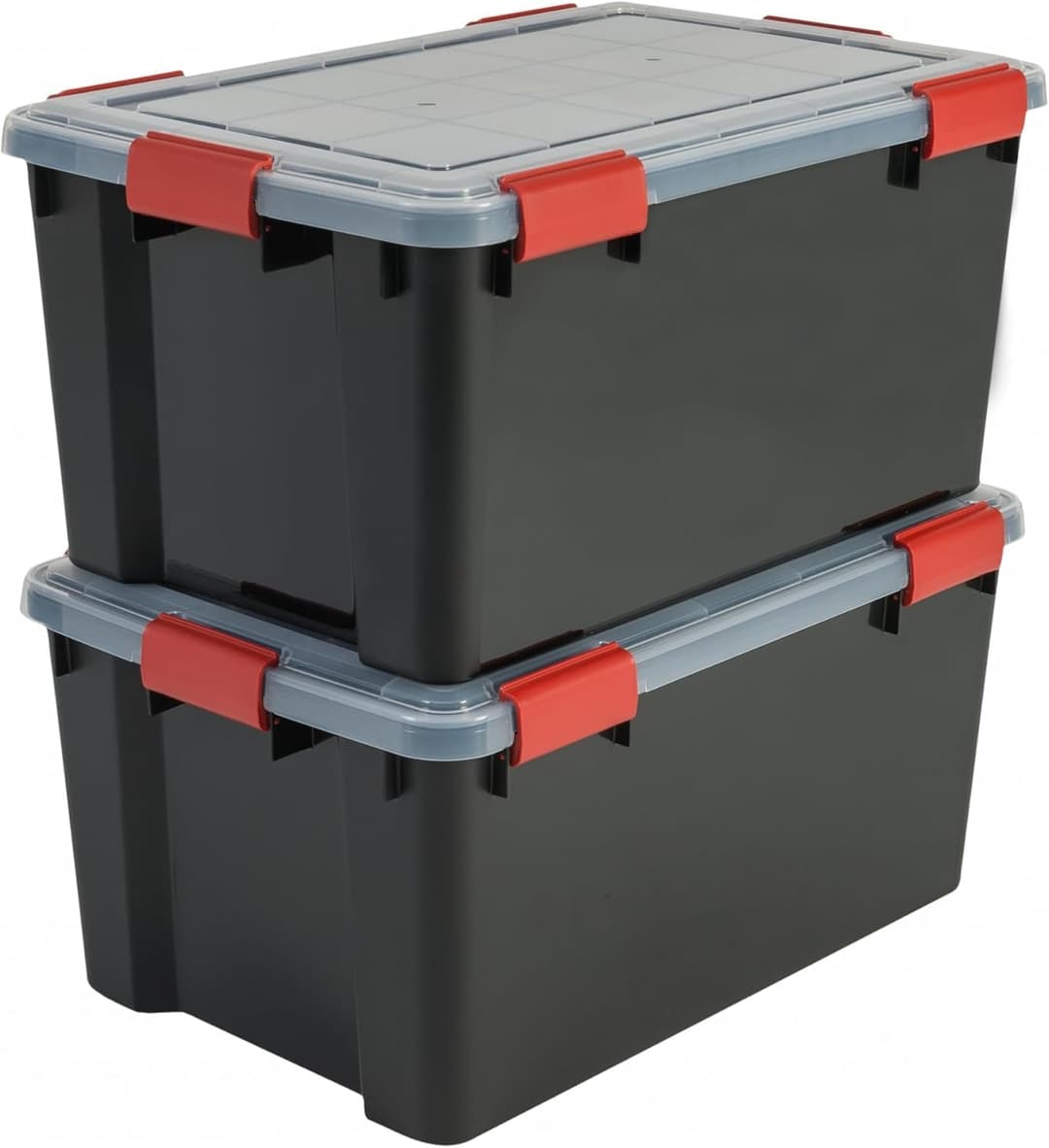 Boîtes de Rangement Hermétiques Iris Ohyama 50L - Lot de 2