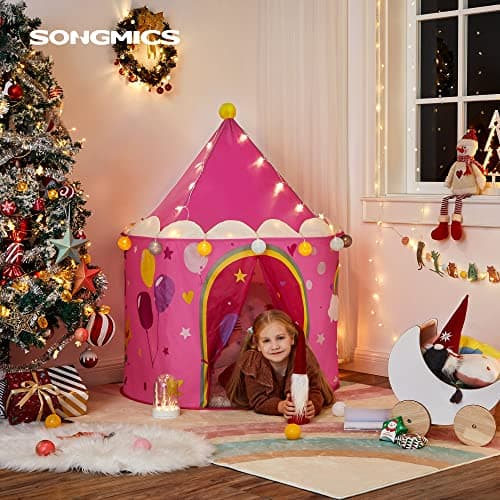 Tente château princesse SONGMICS LPT04PY pop-up
