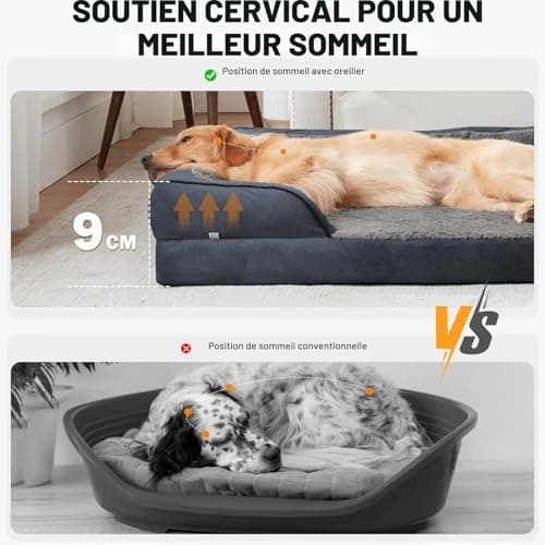 Panier Chien XL JOEJOY Orthopédique Déhoussable