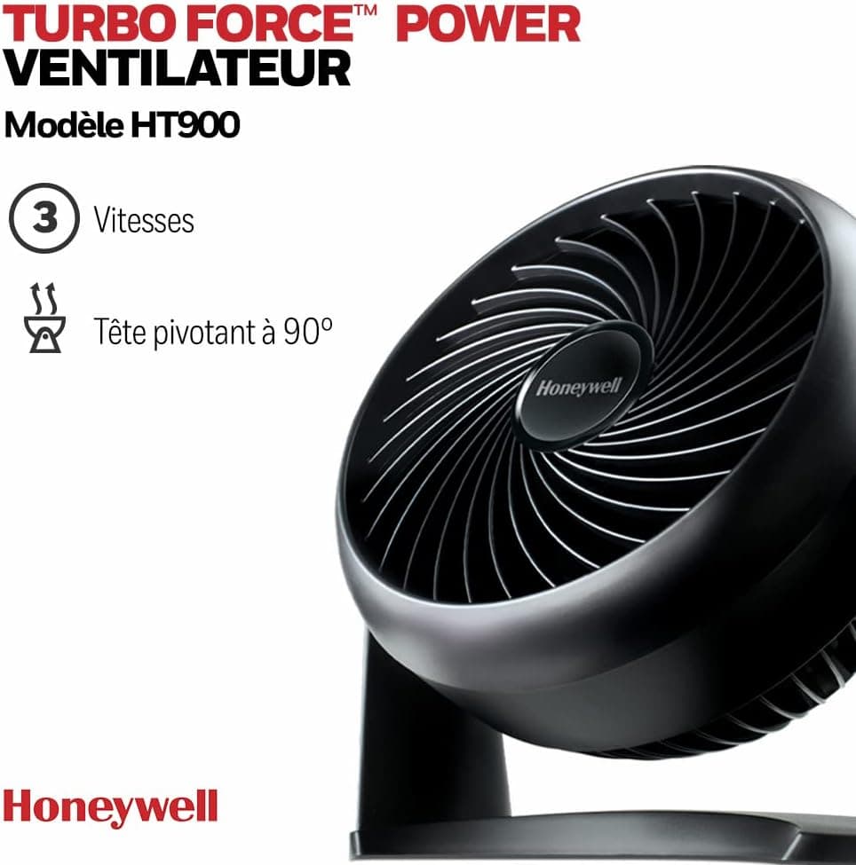Ventilateur Honeywell TurboForce HTF090E: Puissance et silence