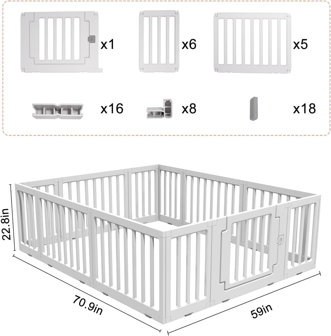 Parc Bébé Gupamiga 150x180cm -  Espace Jeux Sécurisé