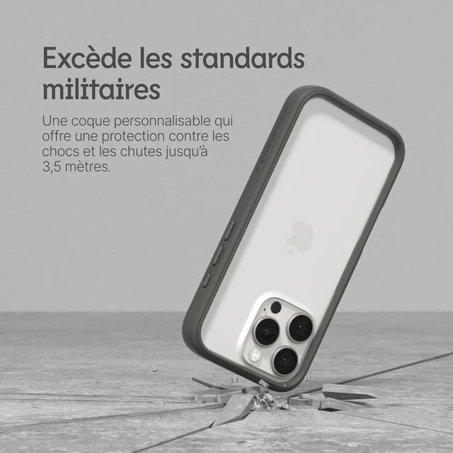  RhinoShield Coque Bumper iPhone 16 CrashGuard