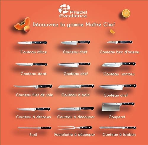 Couteau d'office Pradel Excellence Maître Chef 9,5 cm