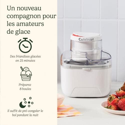 Cuisinart Solo Scoops Sorbetière Individuelle 25 min