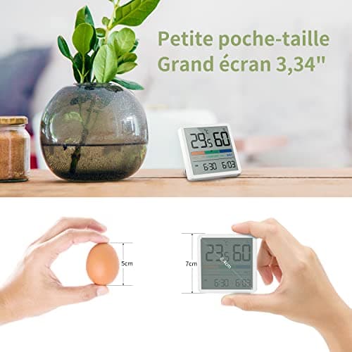 NOKLEAD Hygrometre Interieur Numerique