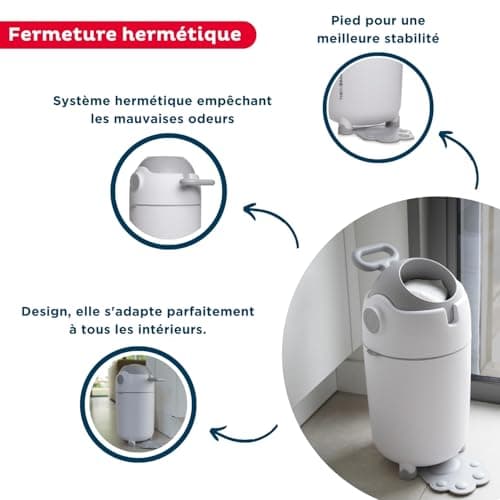 Poubelle à couches Thermobaby sans recharge 20 L