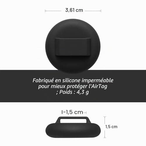 Collier chat LAFAYI lot de 2 avec étui pour traceur