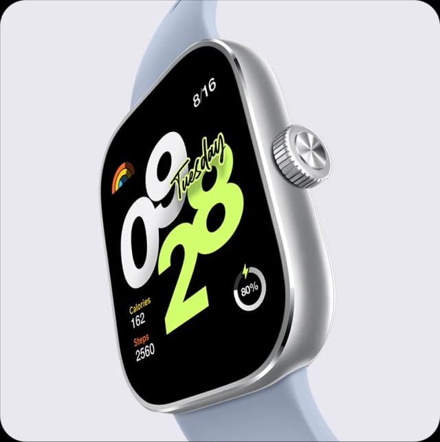 Xiaomi Redmi Watch 4 Ecran AMOLED 1,97’’, 20 Jours d’autonomie, 150 + Modes de Sport, GPS intégré 