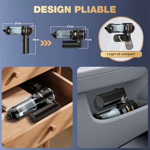 Feolaviy Aspirateur A Main Sans Fil 25000 PA