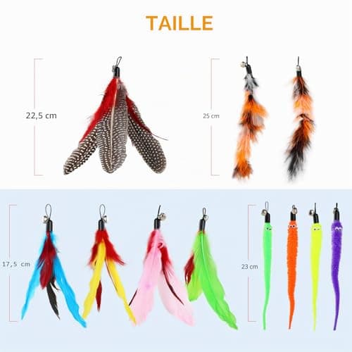 Canne à plumes Hianjoo 33CFT-12BU, 12 pièces