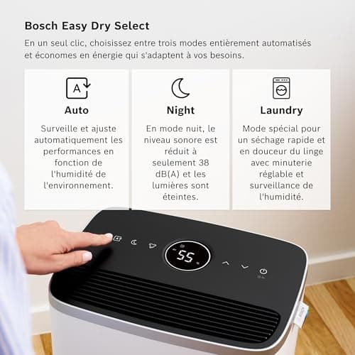Déshumidificateur Bosch Dry 4000 16 L/j pour 33 m2